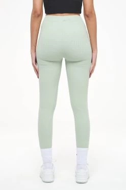 Jill Rib Leggings Vintage Washed Milky Green -Pegador® PEGADOR TRUST THE PROCESS ECOMMERCE MALE32049