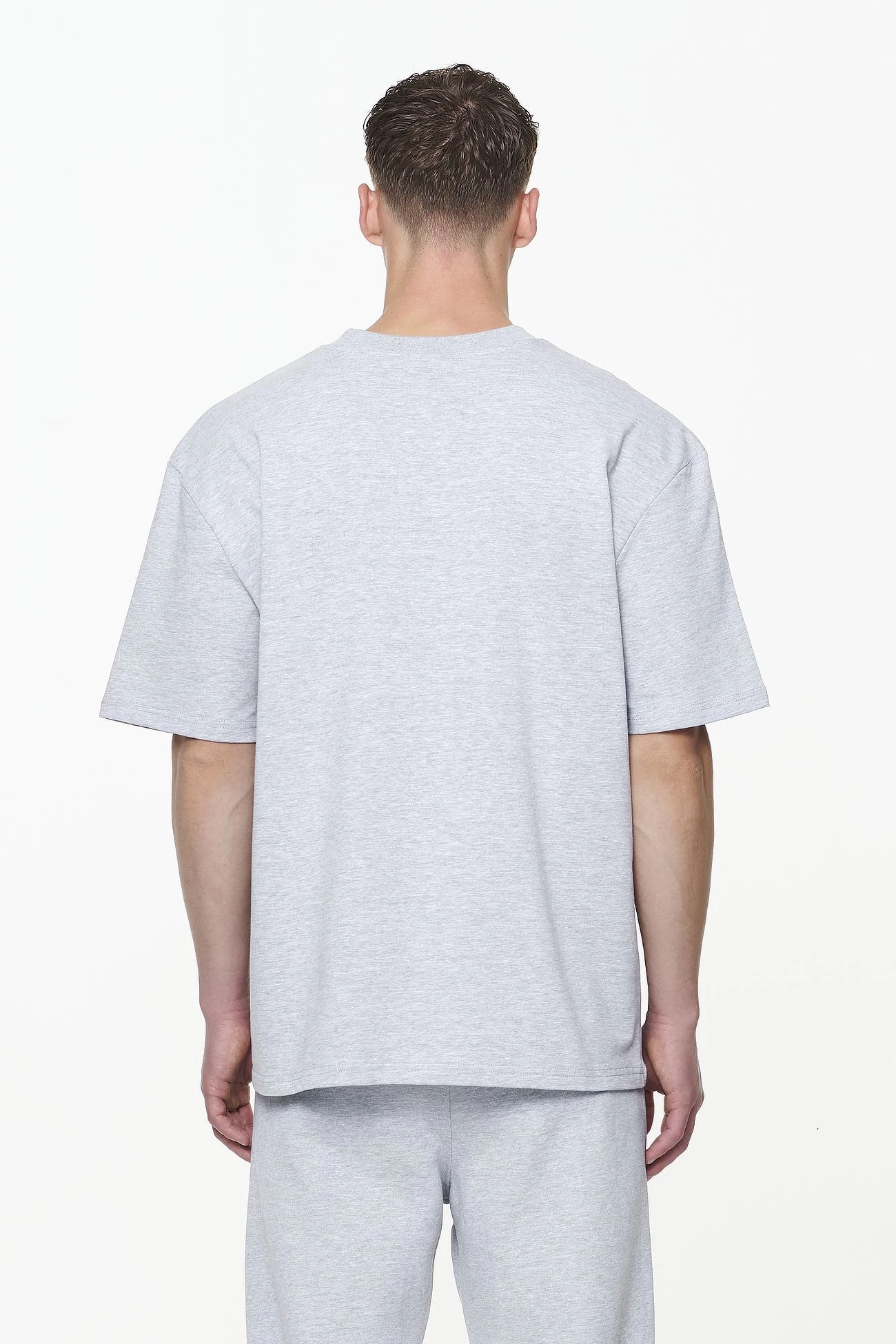 Logo Oversized Tee Grey Melange 6 Logo Oversized Tee Grey Melange - Image 4