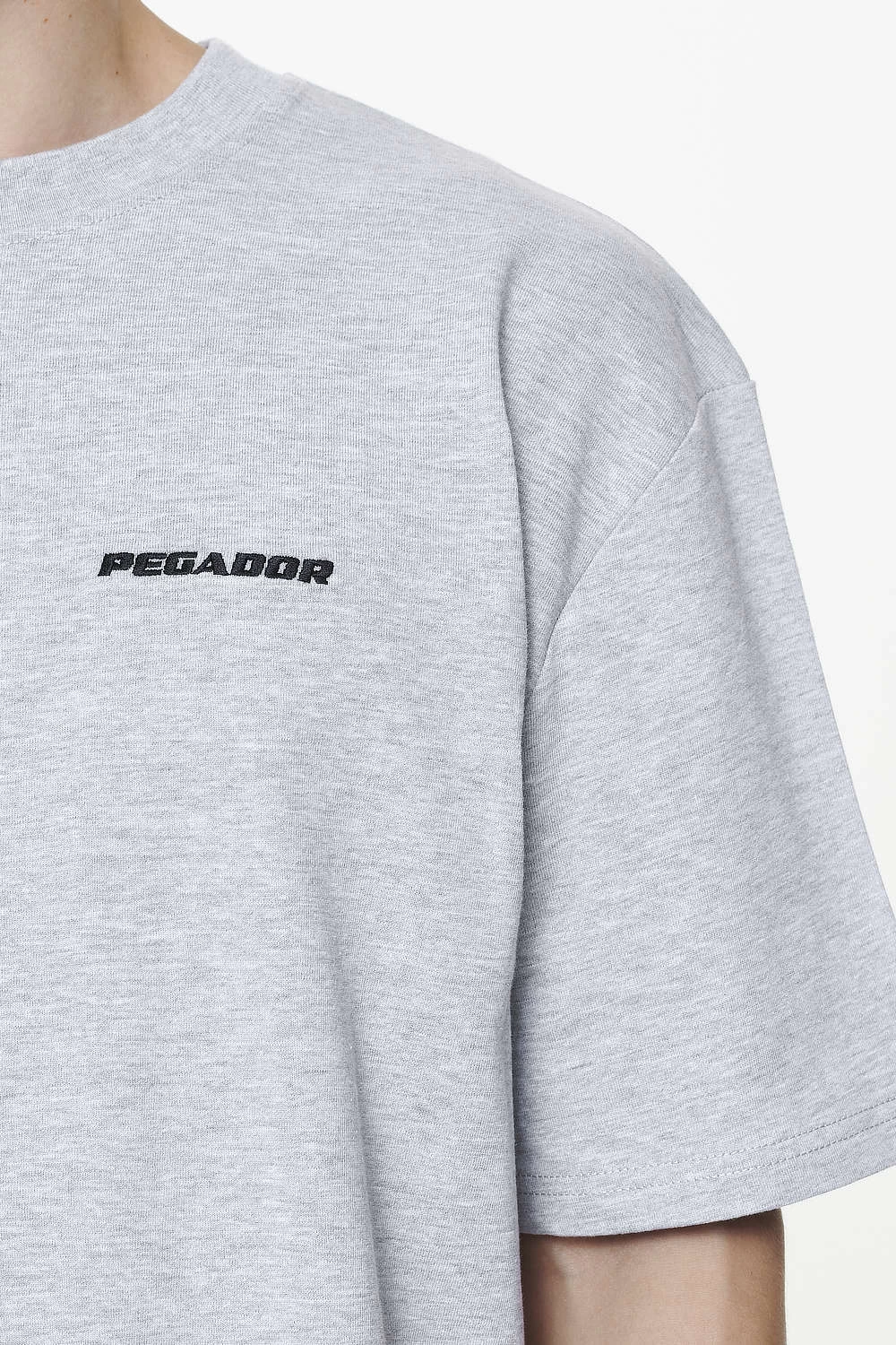 Logo Oversized Tee Grey Melange 7 Logo Oversized Tee Grey Melange - Image 5