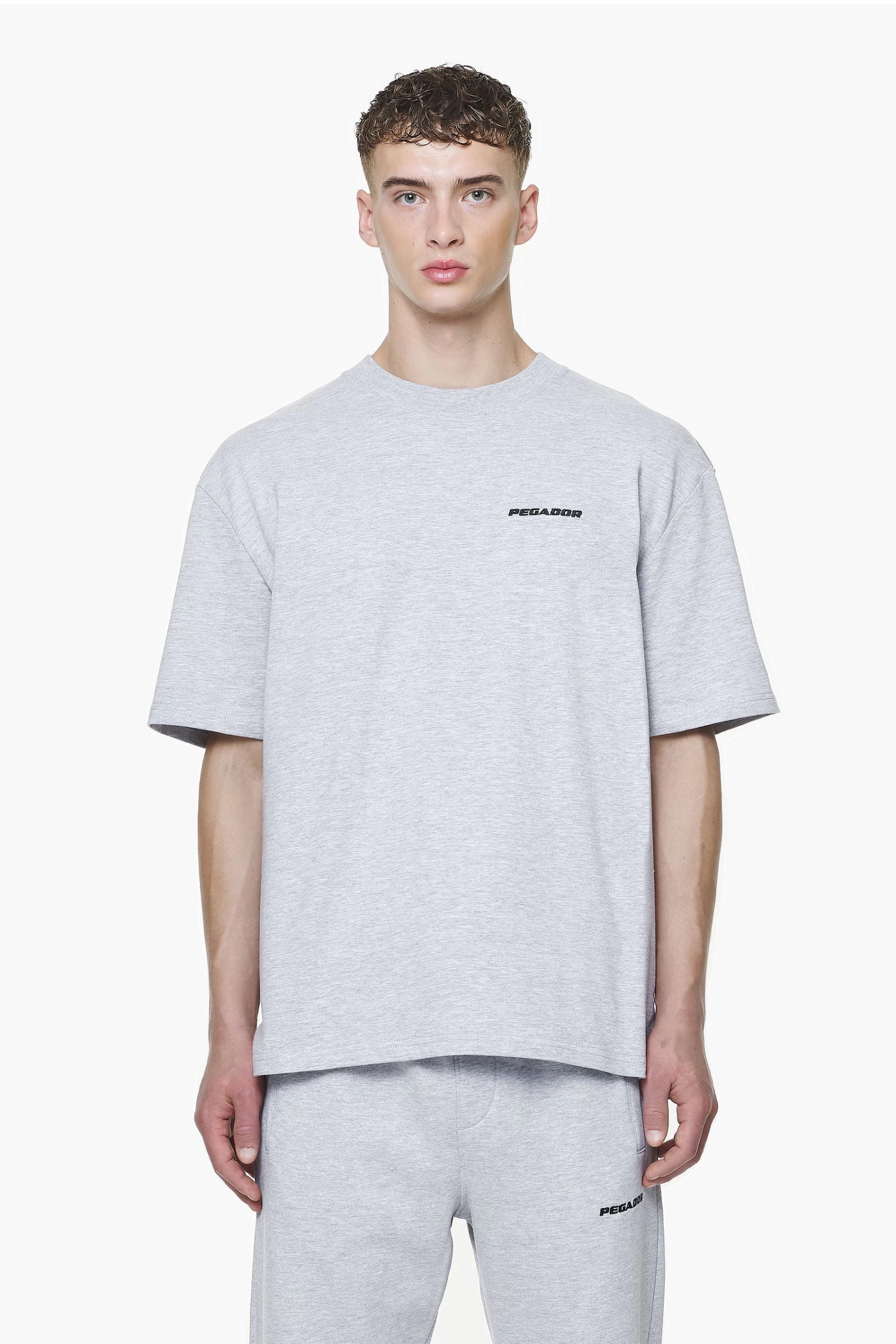 Logo Oversized Tee Grey Melange 3 Logo Oversized Tee Grey Melange