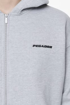 Logo Oversized Sweat Jacket Grey Melange 11 Logo Oversized Sweat Jacket Grey Melange -Pegador® PGDR BUILD TO LAST E COMMERCE MENS6857