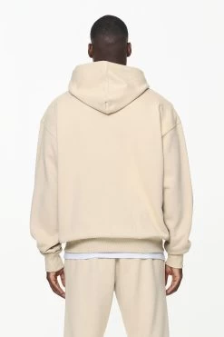 Logo Oversized Sweat Jacket Vintage Washed Kingdom Beige -Pegador® PGDR BUILD TO LAST E COMMERCE MENS6877 4