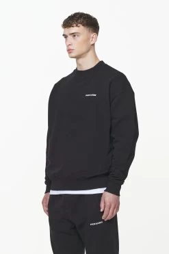 Logo Oversized Sweater Vintage Washed Onyx Black 9 Logo Oversized Sweater Vintage Washed Onyx Black -Pegador® PGDR BUILD TO LAST E COMMERCE MENS6885