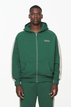 Aytoun Raglan Sweat Jacket Vintage Washed British Green -Pegador® PGDR BUILD TO LAST E COMMERCE MENS7015 1