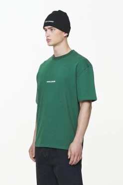 Colne Logo Oversized Tee Vintage Washed British Green Gum -Pegador® PGDR BUILD TO LAST E COMMERCE MENS7071 1