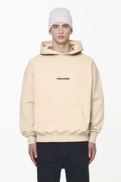 Colne Logo Oversized Hoodie Vintage Washed Kingdom Beige Gum -Pegador® PGDR BUILD TO LAST E COMMERCE MENS7105 3
