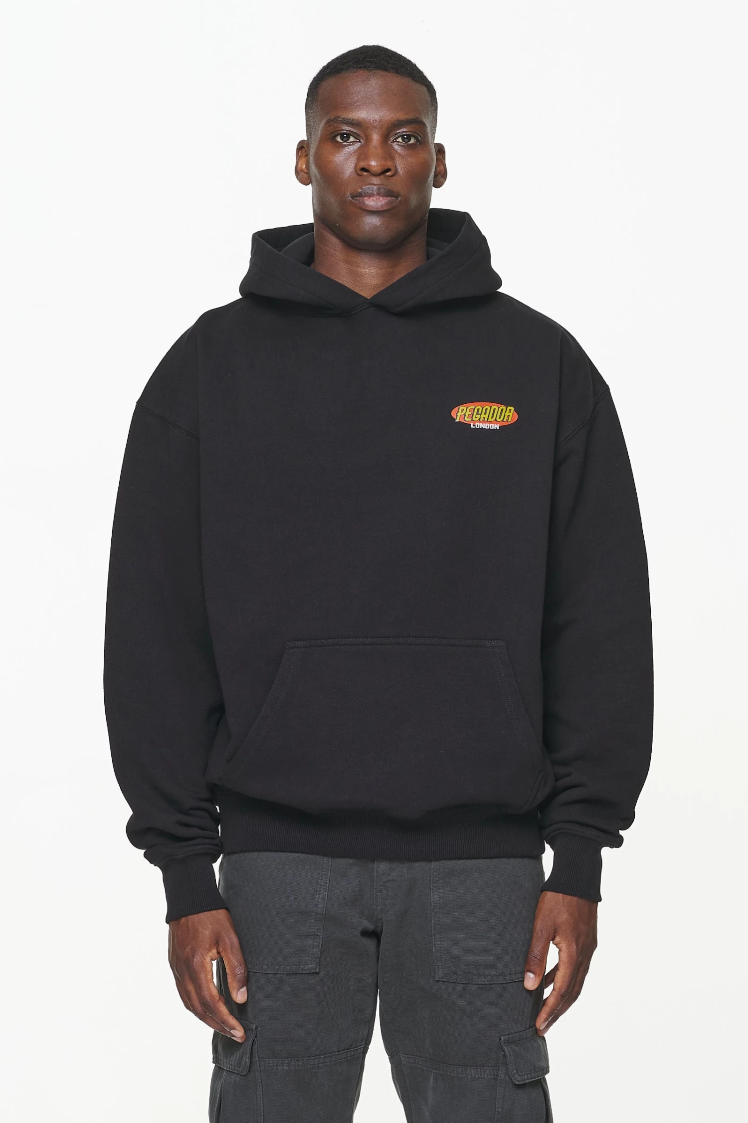 Docks Oversized Hoodie Vintage Washed Onyx Black 5 Docks Oversized Hoodie Vintage Washed Onyx Black - Image 3