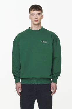 Tavery Oversized Sweater Vintage Washed British Green -Pegador® PGDR BUILD TO LAST E COMMERCE MENS7158 1