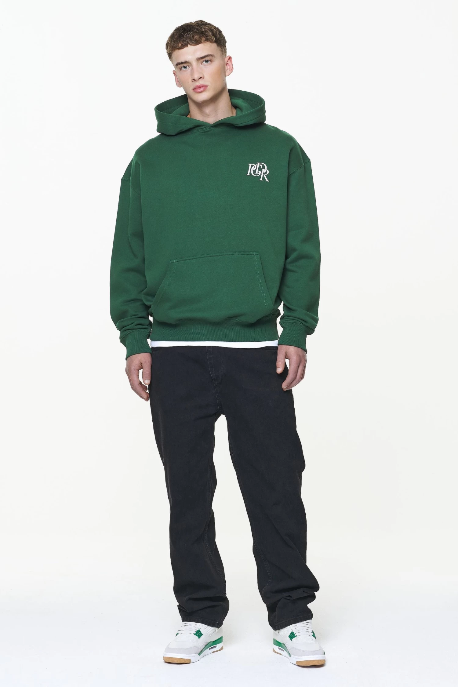 Marcer Oversized Hoodie Vintage Washed British Green 4 Marcer Oversized Hoodie Vintage Washed British Green - Image 2