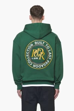 Marcer Oversized Hoodie Vintage Washed British Green