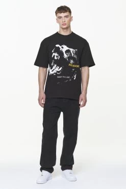 Nether Oversized Tee Vintage Washed Onyx Black -Pegador® PGDR BUILD TO LAST E COMMERCE MENS7281