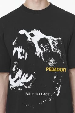 Nether Oversized Tee Vintage Washed Onyx Black -Pegador® PGDR BUILD TO LAST E COMMERCE MENS7285