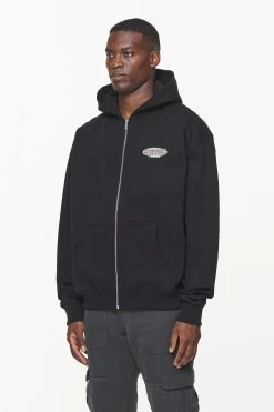 County Oversized Sweat Jacket Vintage Washed Onyx Black 11 County Oversized Sweat Jacket Vintage Washed Onyx Black -Pegador® PGDR BUILD TO LAST E COMMERCE MENS7326