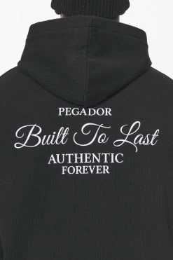 Tavery Oversized Hoodie Vintage Washed Onyx Black -Pegador® PGDR BUILD TO LAST E COMMERCE MENS7379
