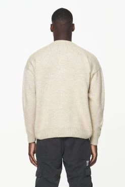 Logo Shaggy Knit Sweater Kingdom Beige 10 Logo Shaggy Knit Sweater Kingdom Beige -Pegador® PGDR BUILD TO LAST E COMMERCE MENS7413