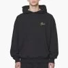 Quat Waffle Oversized Hoodie Vintage Washed Onyx Black -Pegador® PGDR BUILD TO LAST E COMMERCE MENS7422