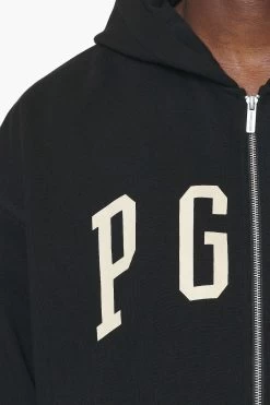 Layton Oversized Sweat Jacket Vintage Washed Onyx Black -Pegador® PGDR BUILD TO LAST E COMMERCE MENS7475 1