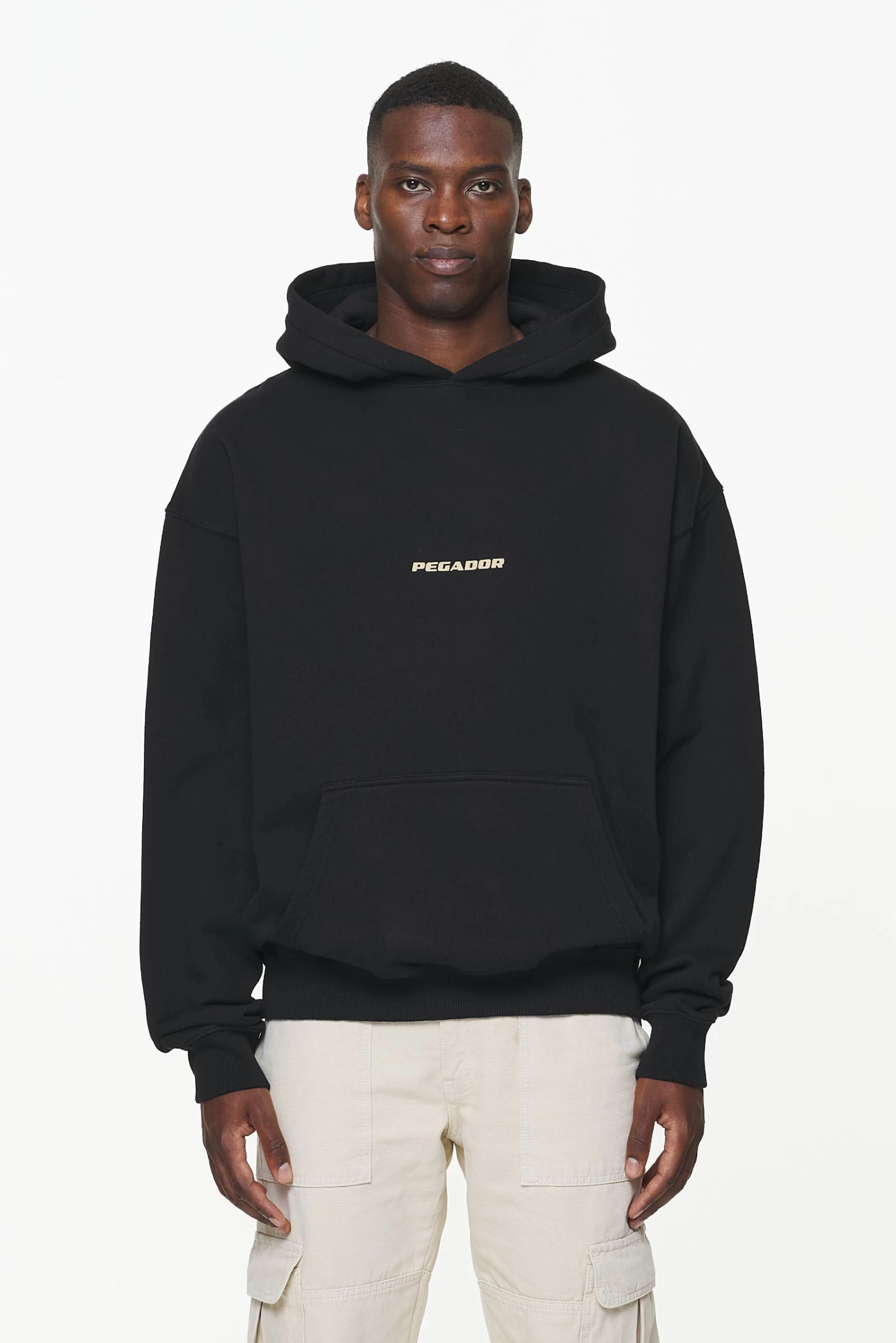 Colne Logo Oversized Hoodie Vintage Washed Onyx Black Gum 5 Colne Logo Oversized Hoodie Vintage Washed Onyx Black Gum - Image 3