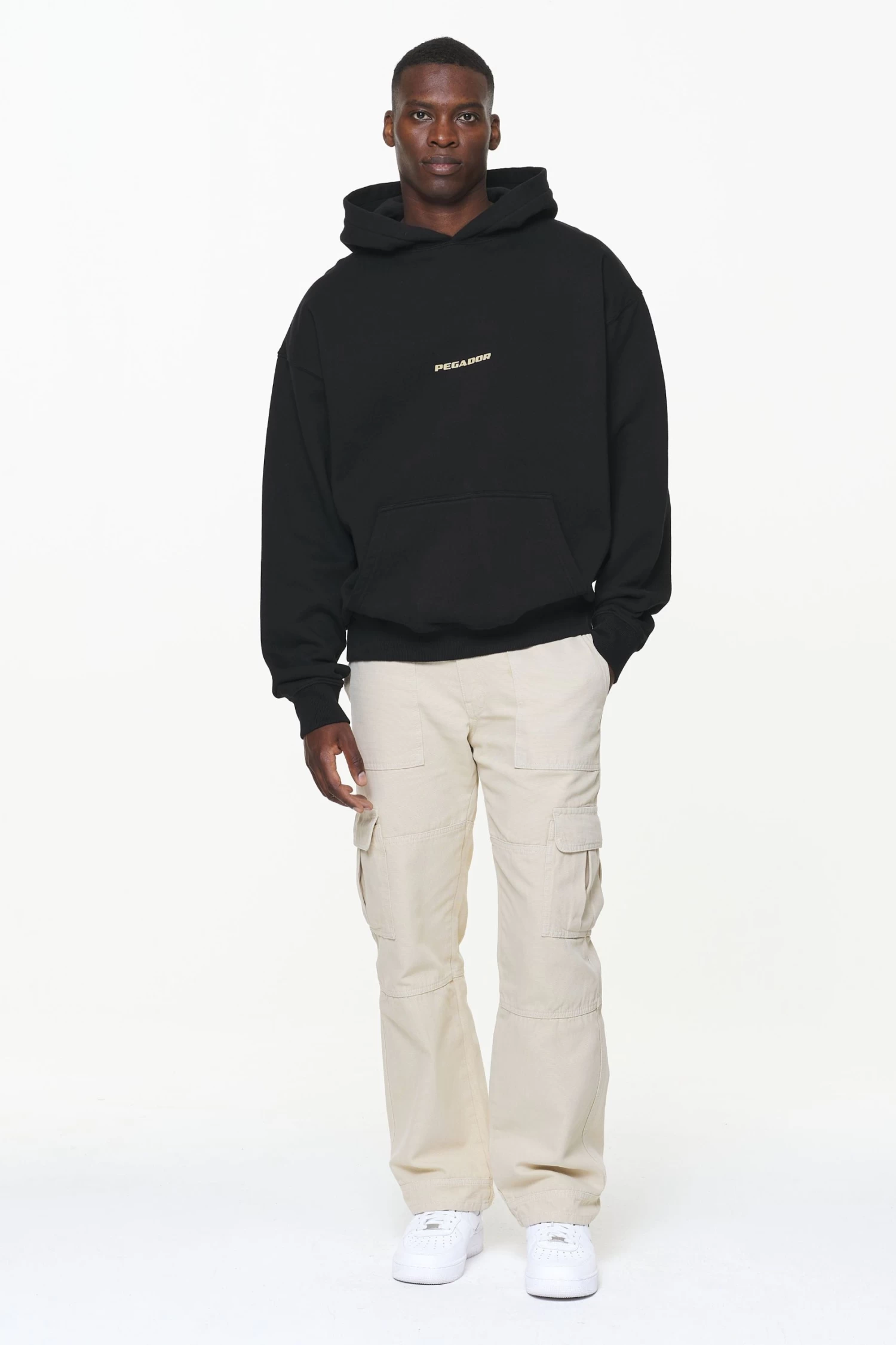 Colne Logo Oversized Hoodie Vintage Washed Onyx Black Gum 4 Colne Logo Oversized Hoodie Vintage Washed Onyx Black Gum - Image 2