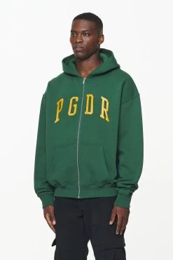 Layton Oversized Sweat Jacket Vintage Washed British Green -Pegador® PGDR BUILD TO LAST E COMMERCE MENS7639 1