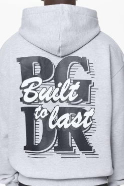 Whitley Oversized Hoodie Grey Melange -Pegador® PGDR BUILD TO LAST E COMMERCE MENS7674