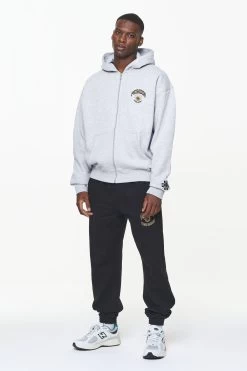 Smith Oversized Sweat Jacket Grey Melange -Pegador® PGDR BUILD TO LAST E COMMERCE MENS8405