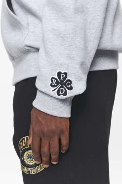 Smith Oversized Sweat Jacket Grey Melange -Pegador® PGDR BUILD TO LAST E COMMERCE MENS8415