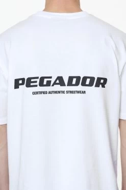 Colne Logo Oversized Tee White Gum -Pegador® PGDR BUILD TO LAST E COMMERCE MENS8444