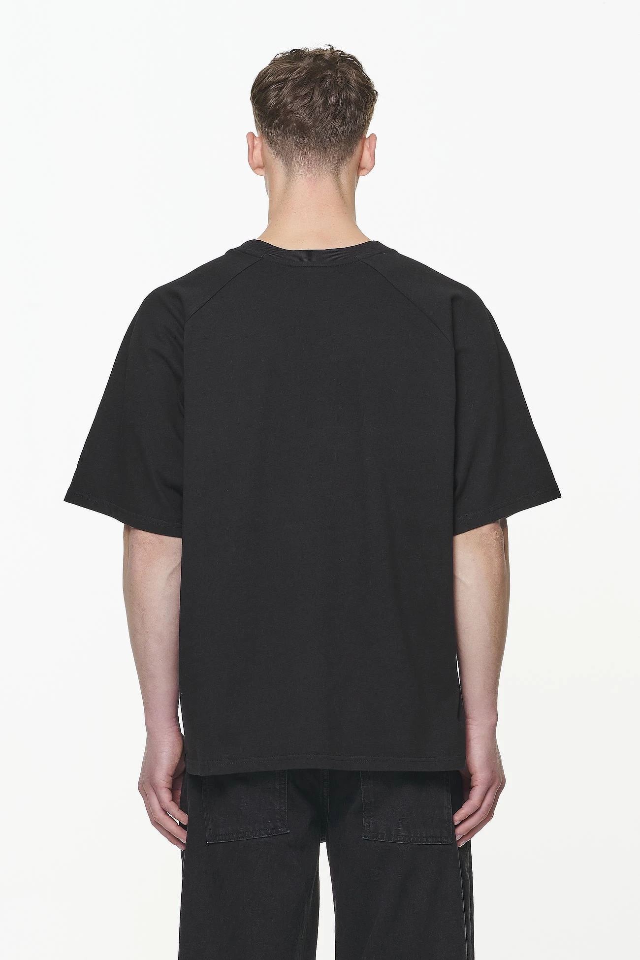 Trafford Raglan Boxy Tee Vintage Washed Onyx Black 6 Trafford Raglan Boxy Tee Vintage Washed Onyx Black - Image 4