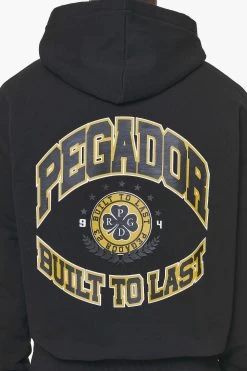 Smith Oversized Hoodie Vintage Washed Onyx Black -Pegador® PGDR BUILD TO LAST E COMMERCE MENS8504