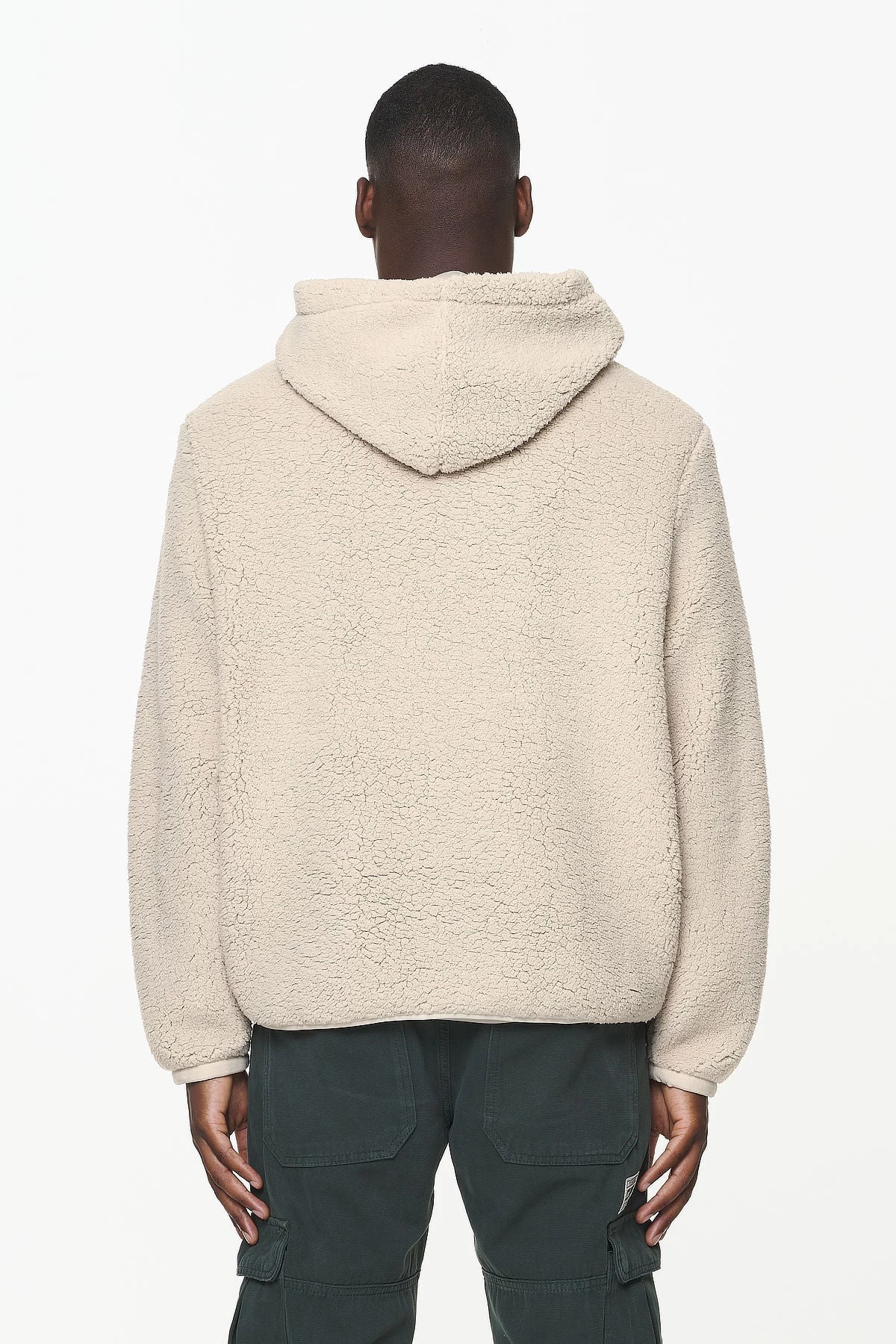 Clare Teddy Half Zip Hoodie Kingdom Beige 6 Clare Teddy Half Zip Hoodie Kingdom Beige - Image 4