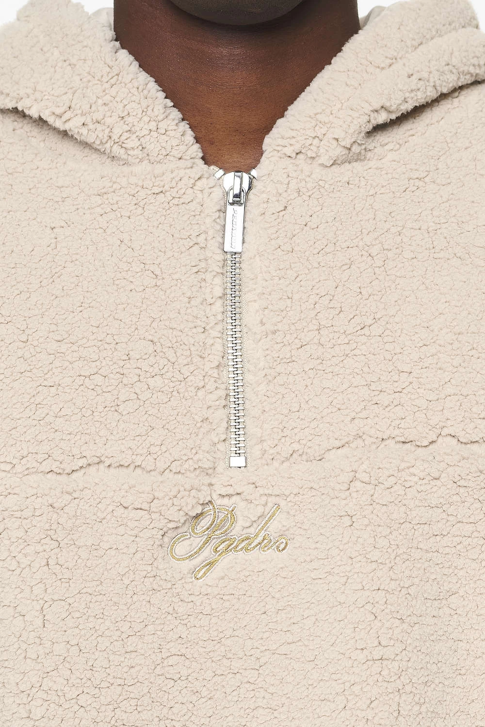 Clare Teddy Half Zip Hoodie Kingdom Beige 7 Clare Teddy Half Zip Hoodie Kingdom Beige - Image 5