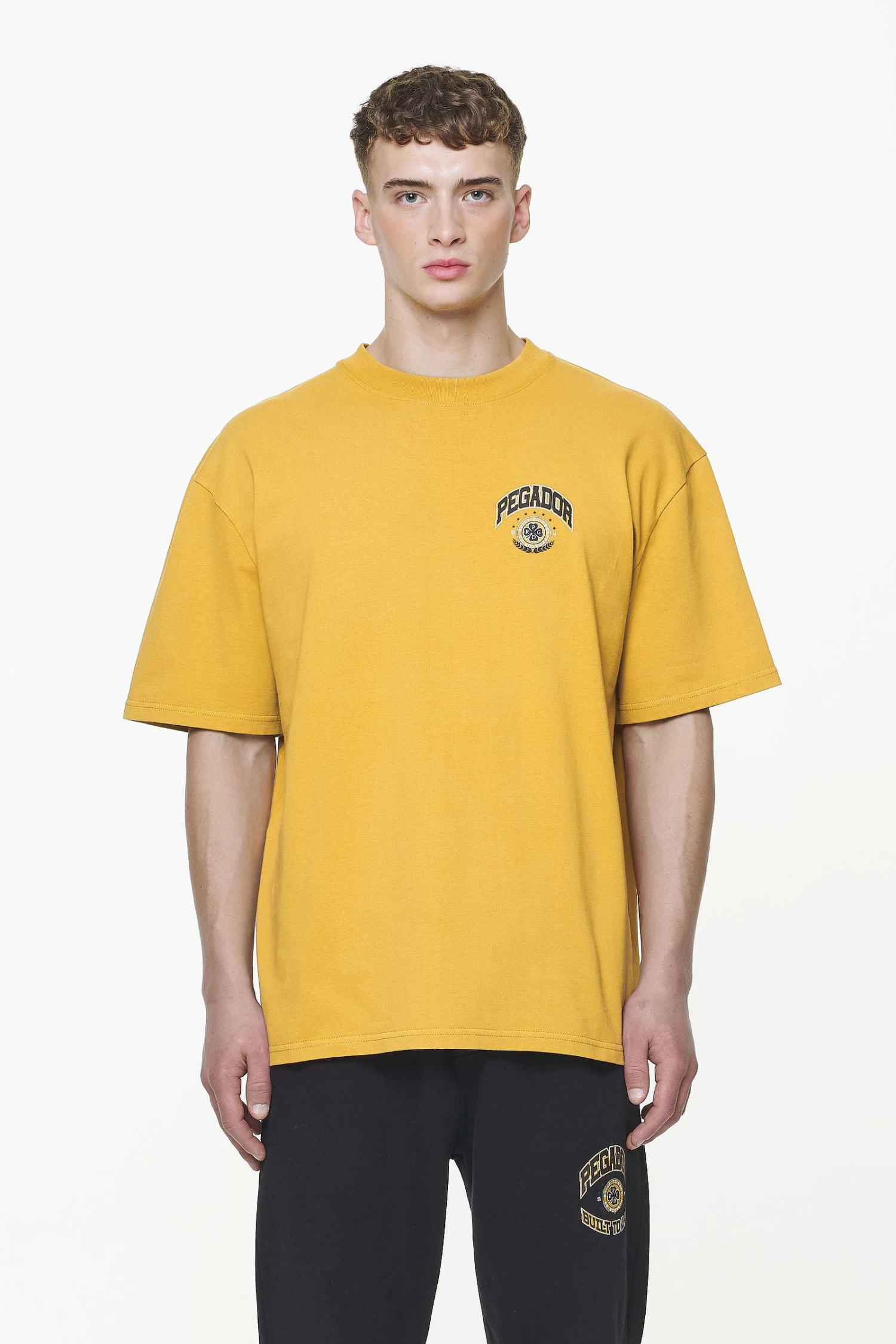 Smith Oversized Tee Vintage Washed Mustard 5 Smith Oversized Tee Vintage Washed Mustard - Image 3