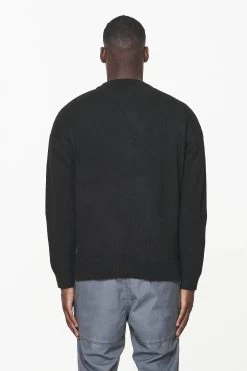 Logo Shaggy Knit Sweater Onyx Black -Pegador® PGDR BUILD TO LAST E COMMERCE MENS8688