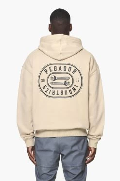 Comet Oversized Hoodie Vintage Washed Kingdom Beige