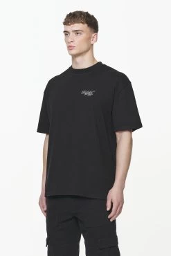 Tavery Oversized Tee Vintage Washed Onyx Black -Pegador® PGDR BUILD TO LAST E COMMERCE MENS9295