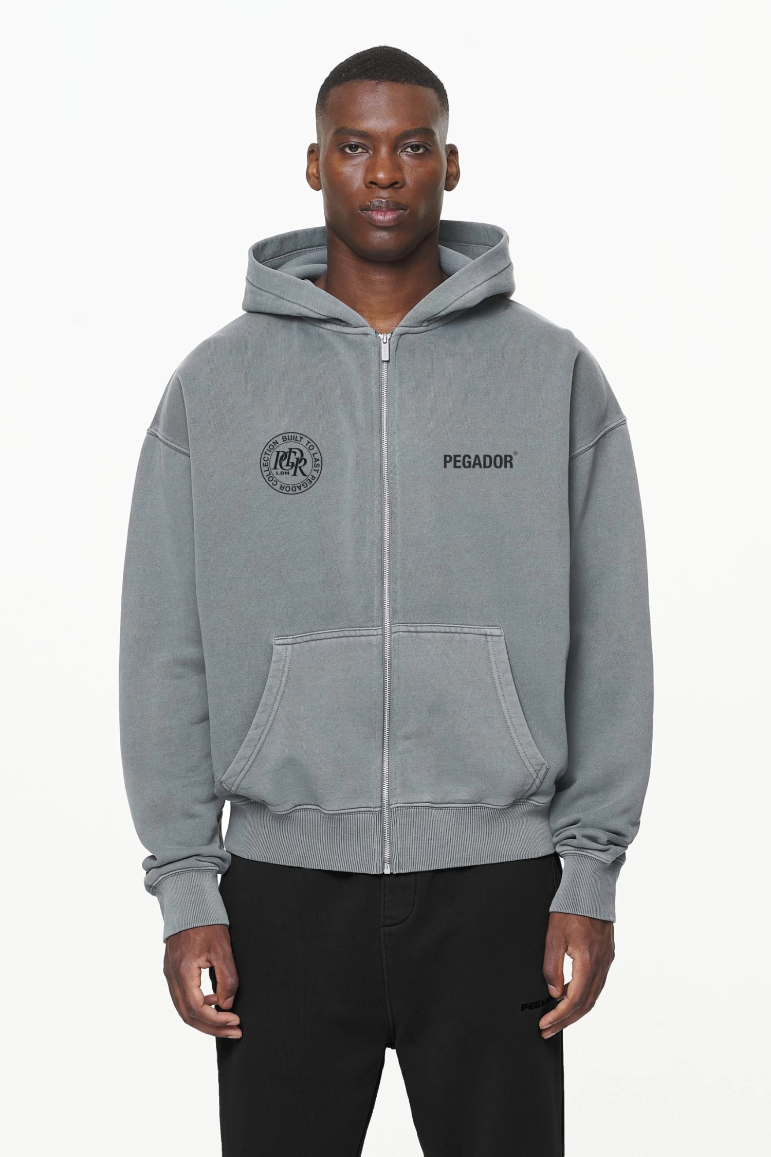 Dike Oversized Sweat Jacket Vintage Grey 5 Dike Oversized Sweat Jacket Vintage Grey - Image 3