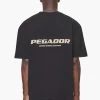 Colne Logo Oversized Tee Vintage Washed Onyx Black Gum -Pegador® PGDR BUILD TO LAST E COMMERCE MENS 211073