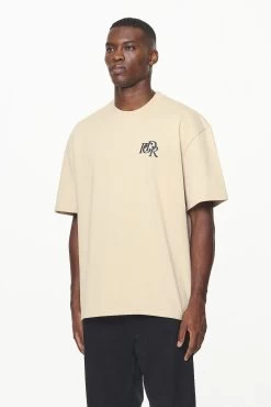 Marcer Oversized Tee Vintage Washed Kingdom Beige -Pegador® PGDR BUILD TO LAST E COMMERCE MENS 211214 1