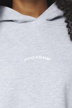 Chancery Oversized Cropped Hoodie Grey Melange -Pegador® PGDR BUILD TO LAST E COMMERCE WMNS10011