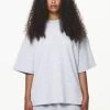 Thames Heavy Oversized Tee Grey Melange