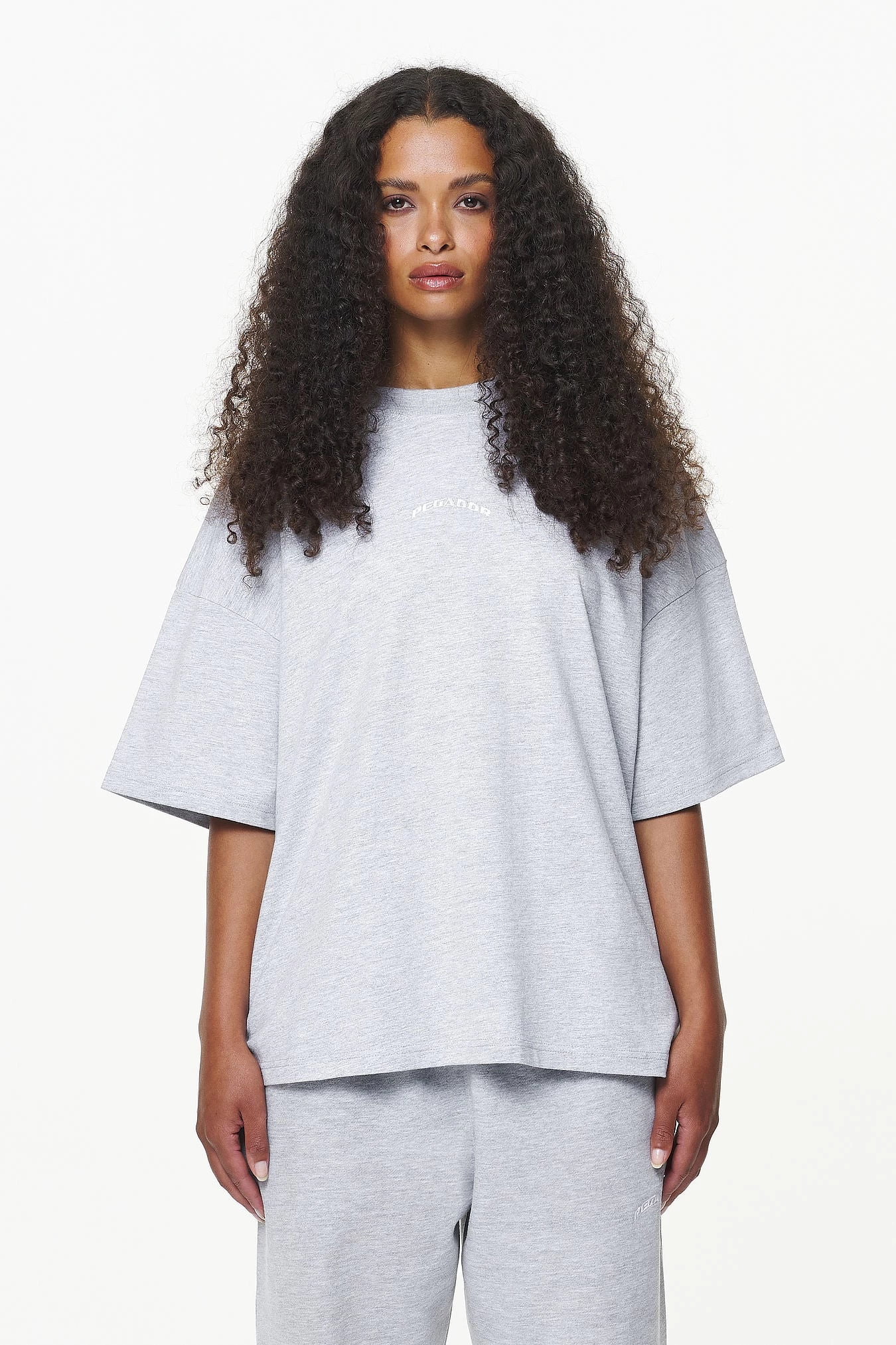 Thames Heavy Oversized Tee Grey Melange 3 Thames Heavy Oversized Tee Grey Melange