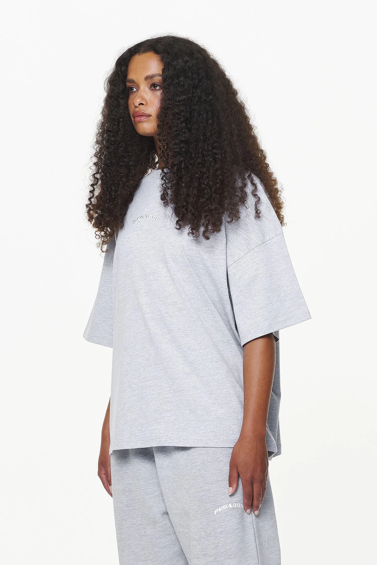 Thames Heavy Oversized Tee Grey Melange 5 Thames Heavy Oversized Tee Grey Melange - Image 3