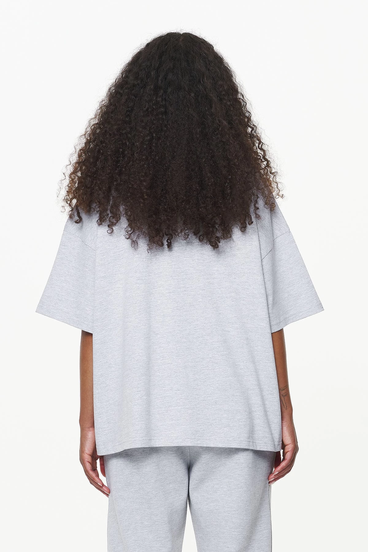 Thames Heavy Oversized Tee Grey Melange 6 Thames Heavy Oversized Tee Grey Melange - Image 4