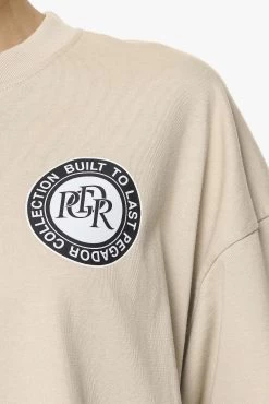 Lydney Heavy Oversized Tee Vintage Washed Fossil Taupe 12 Lydney Heavy Oversized Tee Vintage Washed Fossil Taupe -Pegador® PGDR BUILD TO LAST E COMMERCE WMNS10076