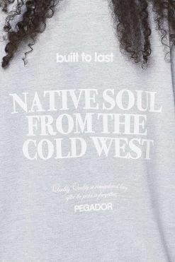 Cadogan Heavy Oversized Tee Grey Melange 13 Cadogan Heavy Oversized Tee Grey Melange -Pegador® PGDR BUILD TO LAST E COMMERCE WMNS10106