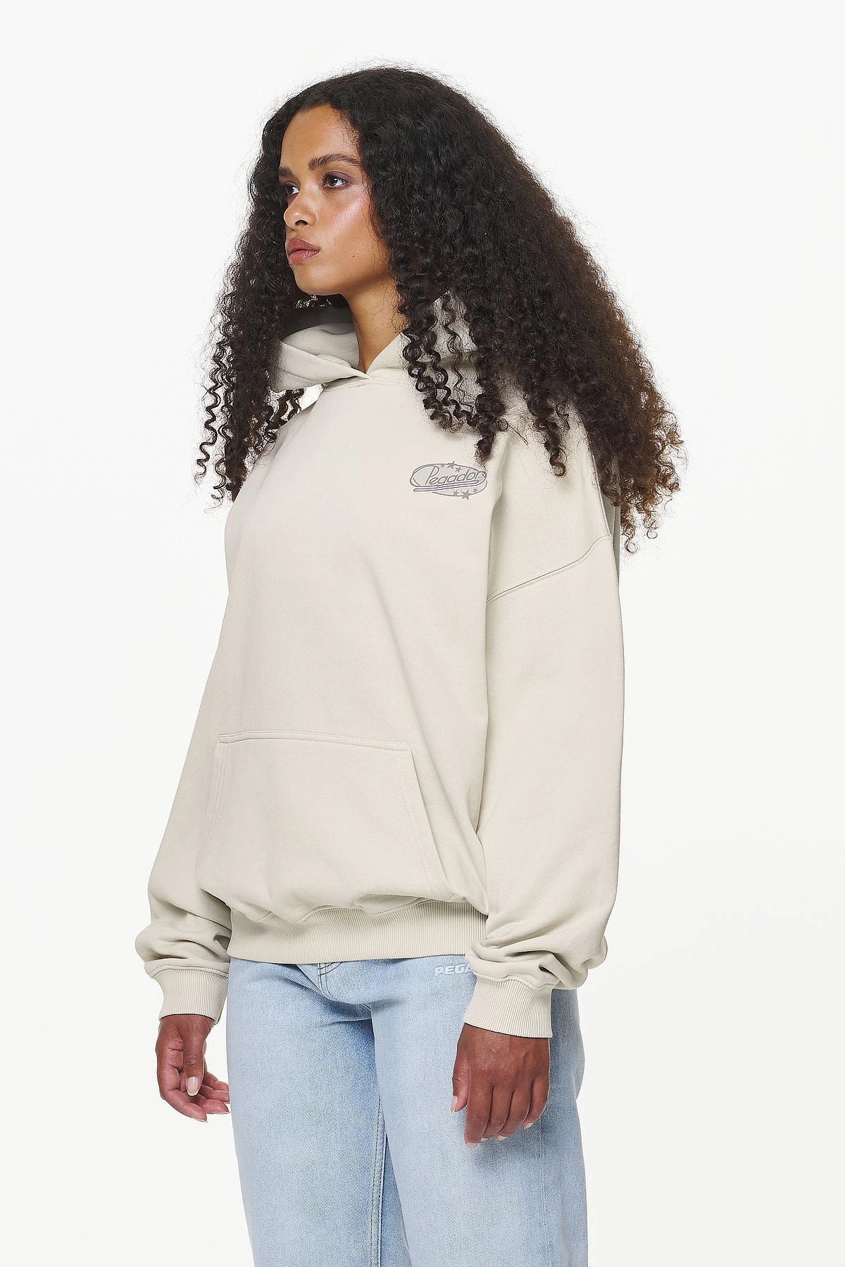 Savile Oversized Hoodie Vintage Washed Bone White 6 Savile Oversized Hoodie Vintage Washed Bone White - Image 4