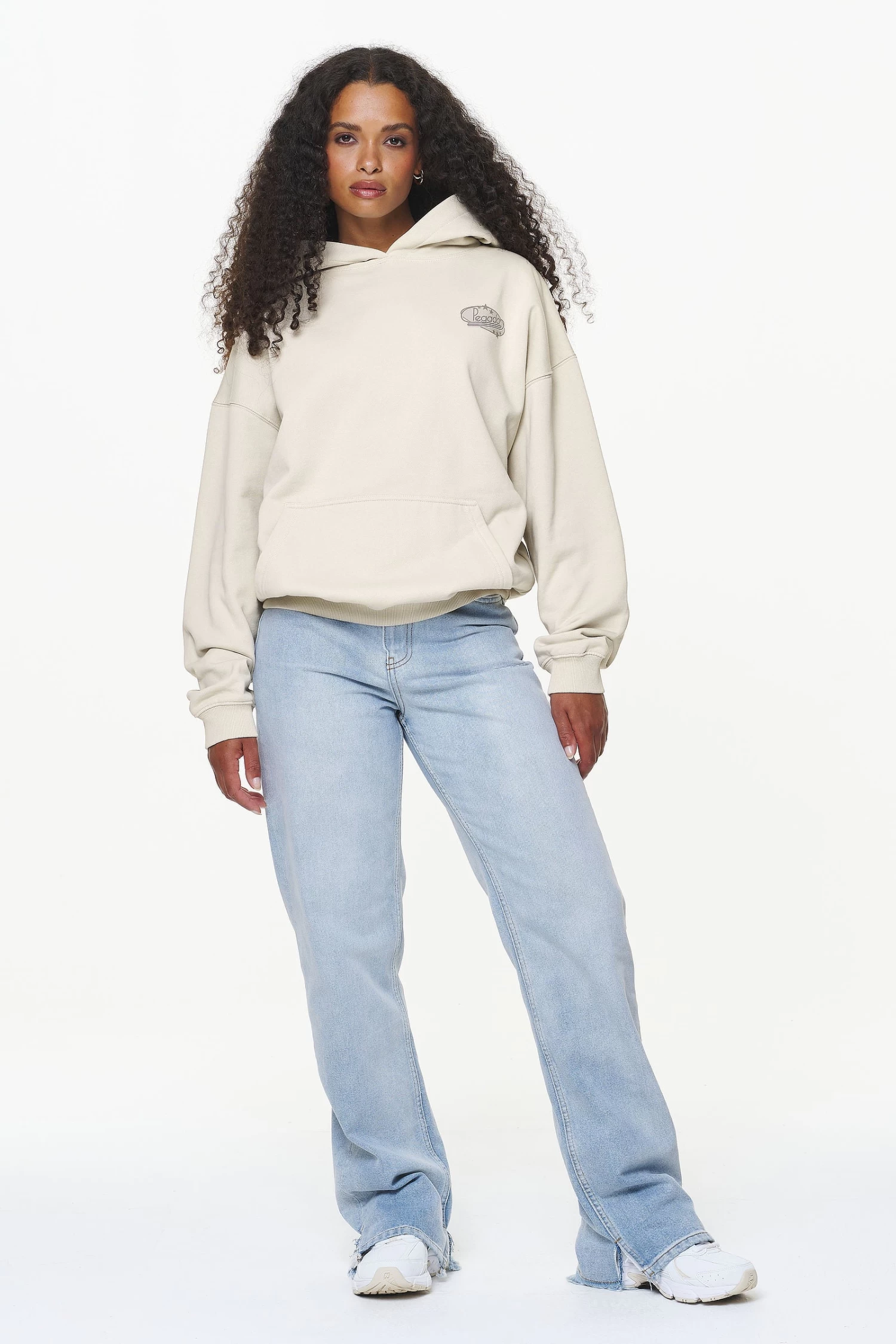 Savile Oversized Hoodie Vintage Washed Bone White 4 Savile Oversized Hoodie Vintage Washed Bone White - Image 2