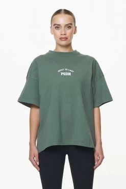 Harley Heavy Oversized Tee Vintage Washed Garden Green -Pegador® PGDR BUILD TO LAST E COMMERCE WMNS10470