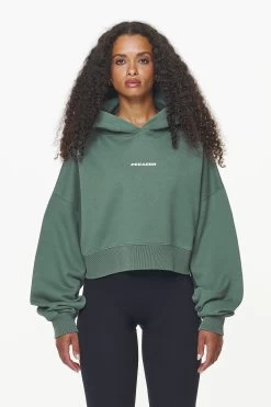 Dorothy Cropped Oversized Hoodie Vintage Washed Garden Green 9 Dorothy Cropped Oversized Hoodie Vintage Washed Garden Green -Pegador® PGDR BUILD TO LAST E COMMERCE WMNS 153510610